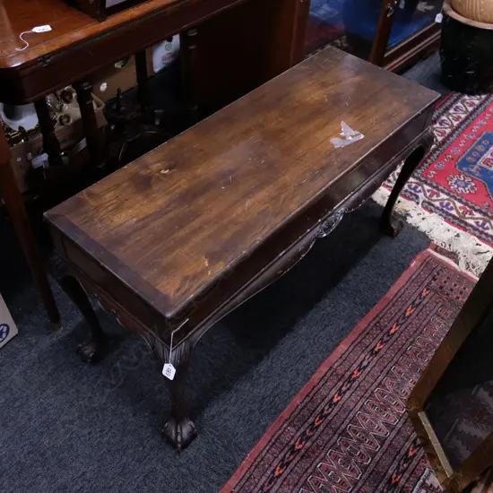 MAHOGANY PIANO STOOL W 1000