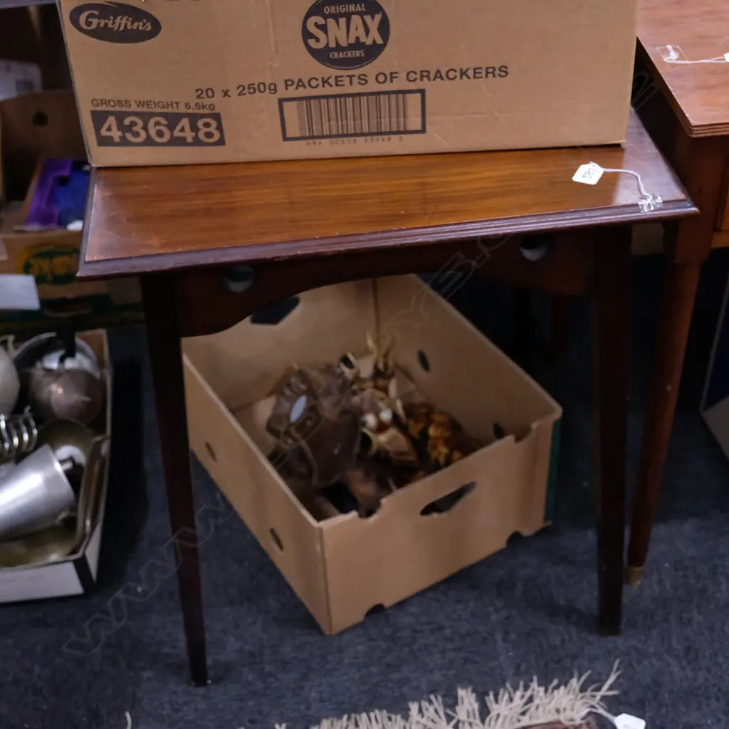 KAURI ARTS AND CRAFTS STYLE SQUARE OCC. TABLE W. 610MM H. 710MM Image 1++