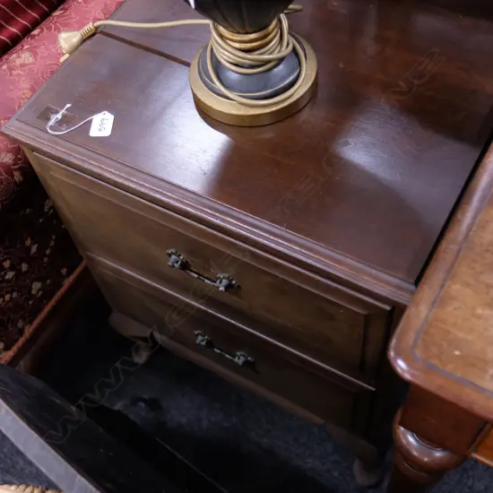 QUEEN ANNE STYLE BEDSIDE CABINET