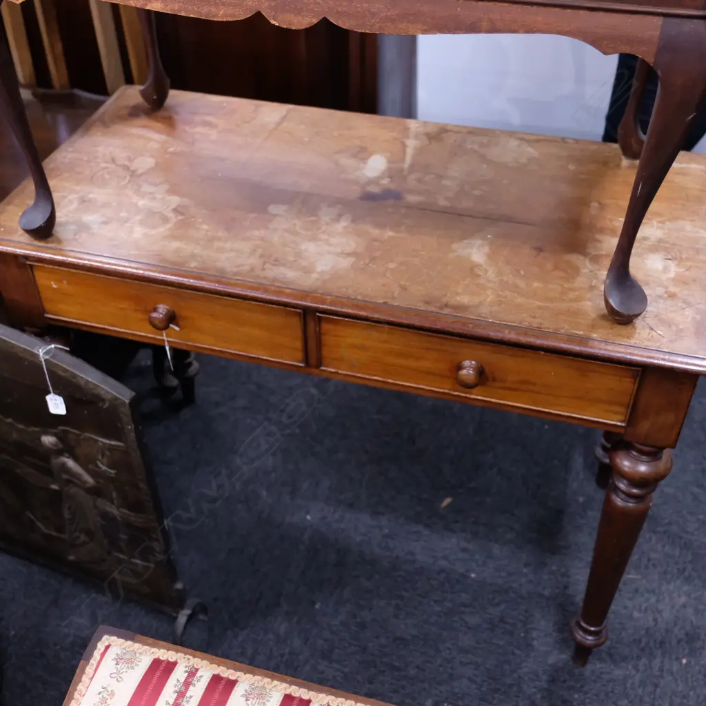 KAURI COLONIAL 2 DRAWER HALL TABLE Image 1++