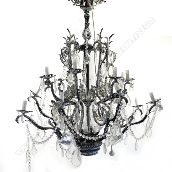 A large French style chandelier
