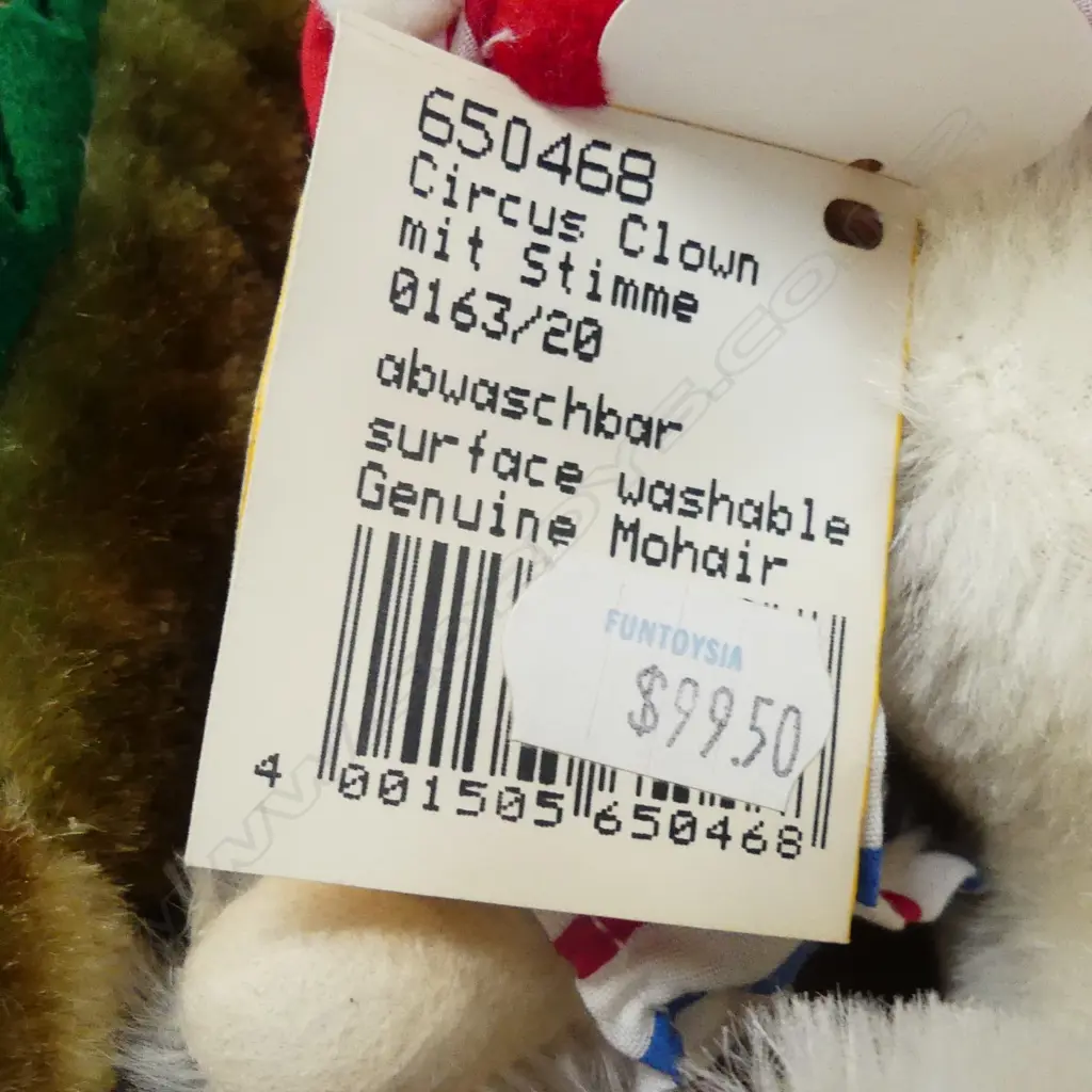 3 RARE STEIFF, ALLIGATOR, CIRCUS CLOWN & FISH + XMAS PCS Image 1++