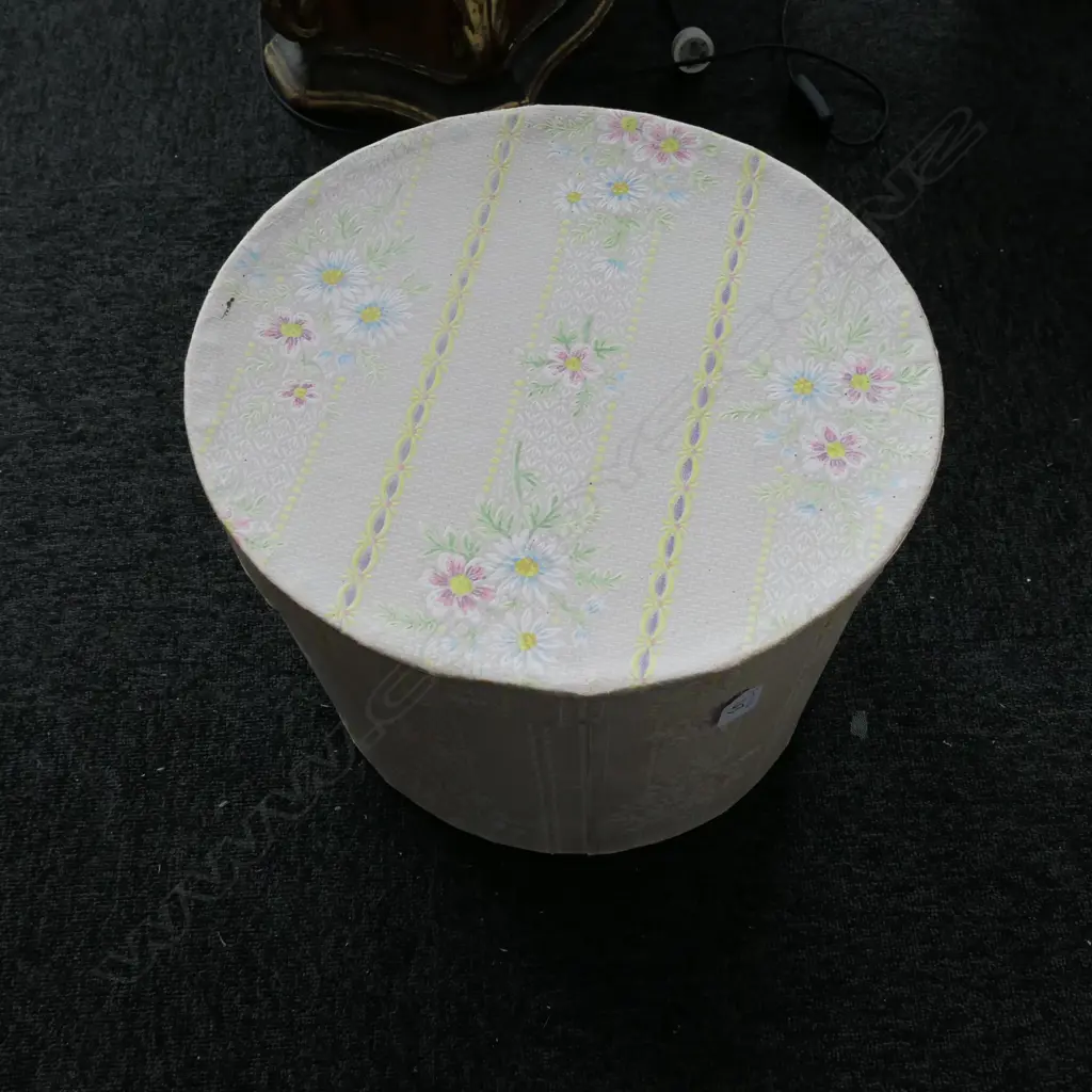 HAT BOX WITH VINTAGE HATS Image 1++