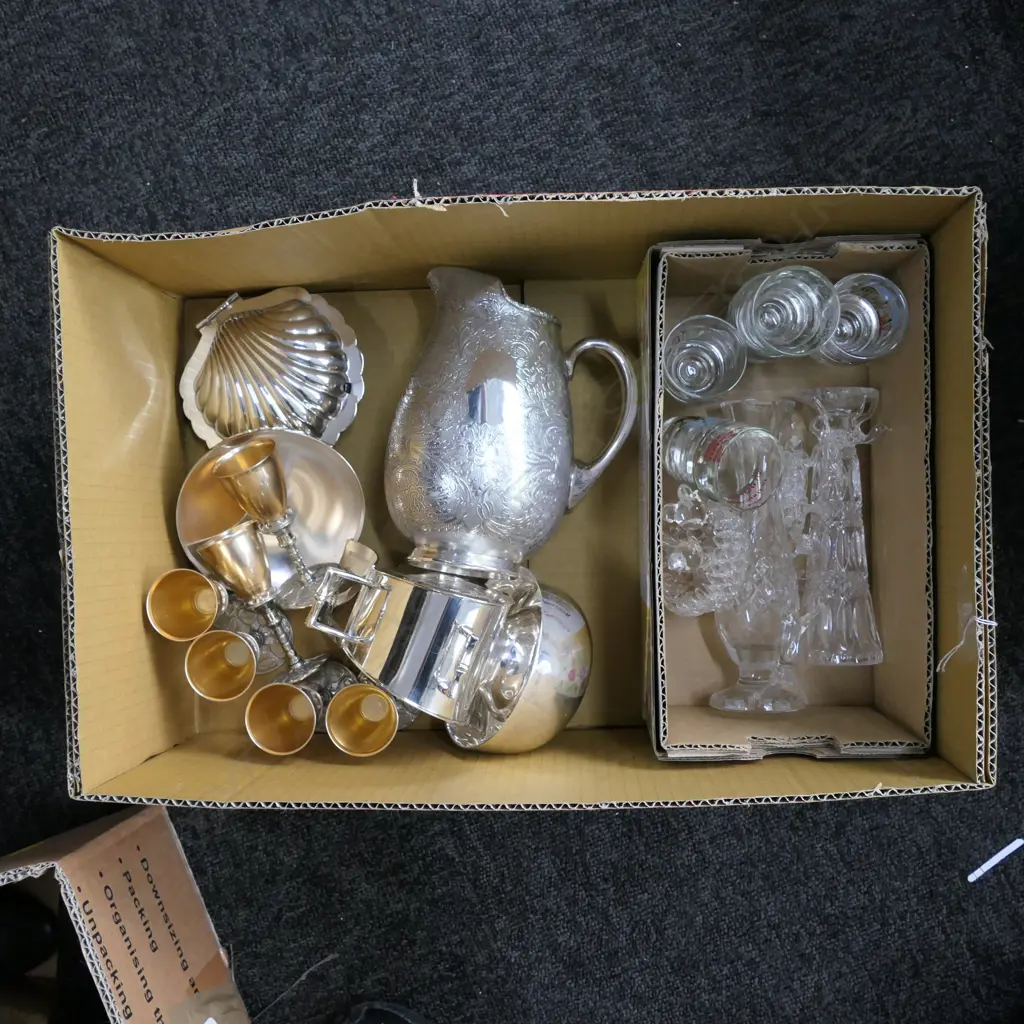 BOX LOT OF EP AND CRYSTAL Image 1++