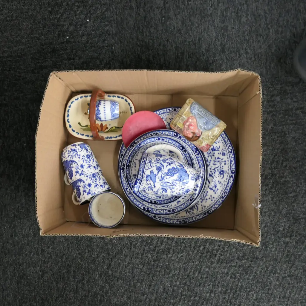 BOX OF CHINA INCL BURLEIGHWARE, ETC Image 1++