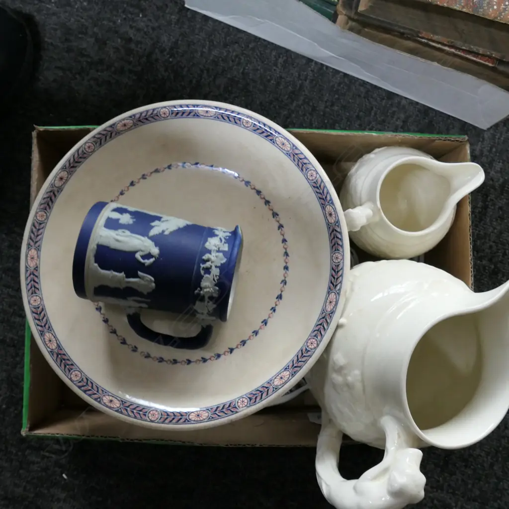 ASST WEDGWOOD PIECES, JUGS, COMPORT, ETC. Image 1++