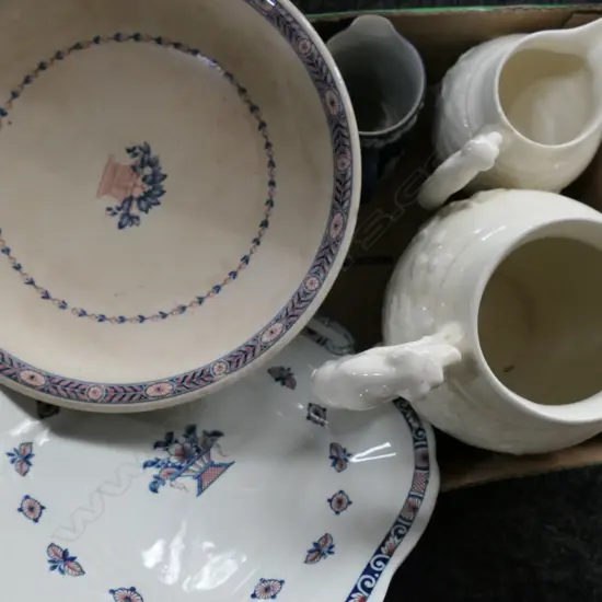 ASST WEDGWOOD PIECES, JUGS, COMPORT, ETC.