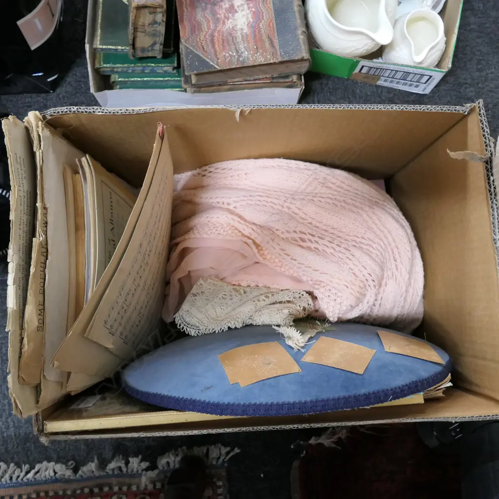 LOT NEEDLEWORK, MAGAZINES, MUSIC ETC Image 1++