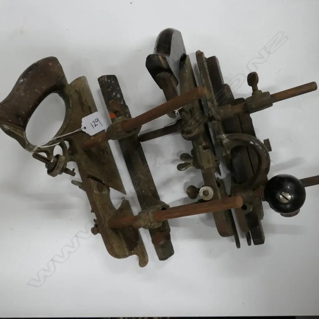 STANLEY NO 45 PLANE WITH ROSEWOOD HANDLE + ONE OTHER Image 1++