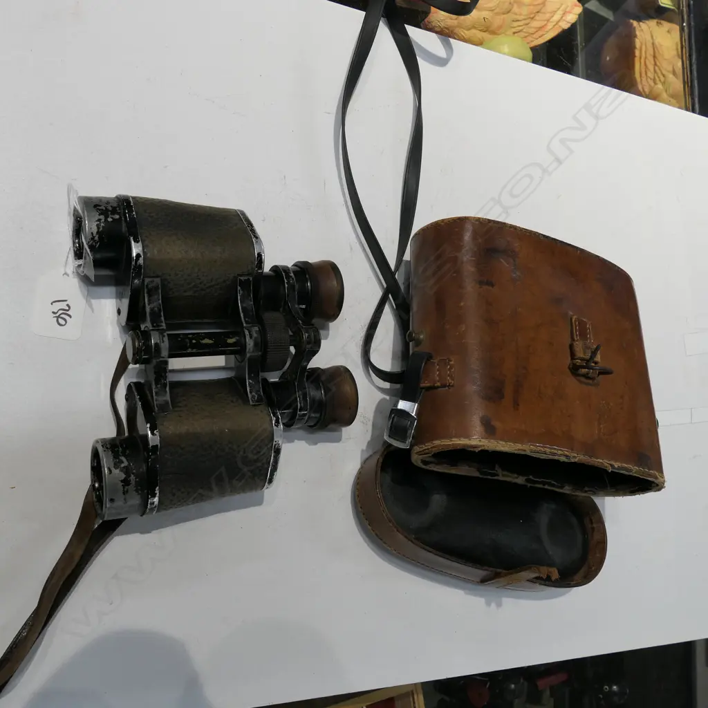 CASED FIELD BINOCULARS Image 1++