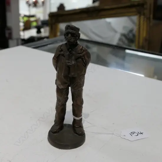 BRONZE FIGURE OF A MAN H  120MM