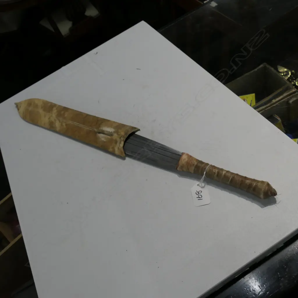 AFRICAN HIDE / STEEL BUSH KNIFE Image 1++