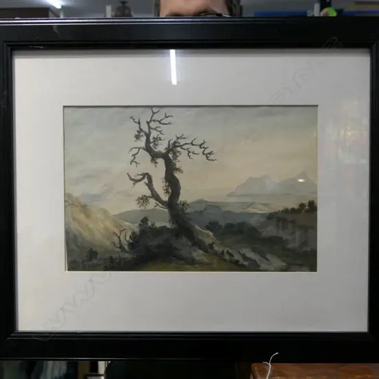 ARTIST UNKNOWN LATE 19thC W/C BAY OF ISLANDS