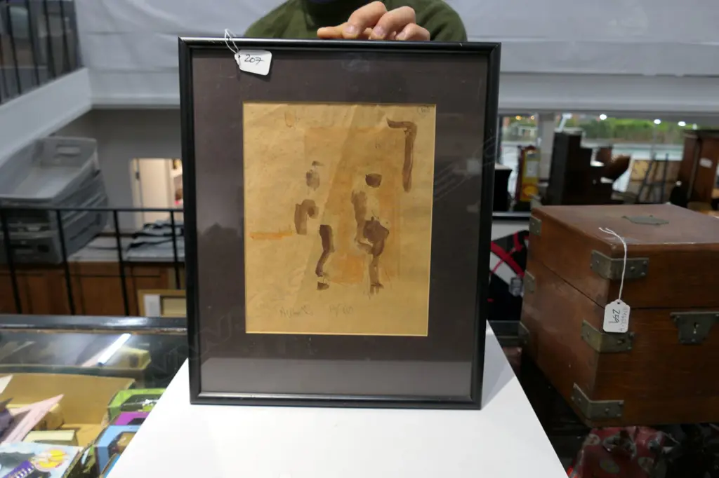 FRENCH WATERCOLOUR STUDY Image 1++