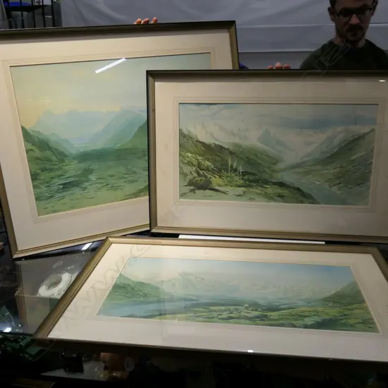 3 PRINTS, JOHN GULLY, SOUTHERN ALPS