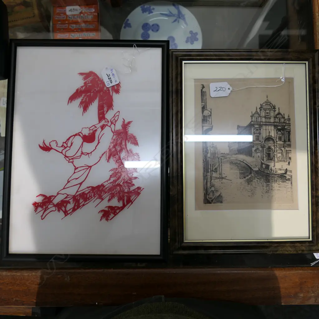VENICE ETCHING AND CHINESE PAPER ART Image 1++