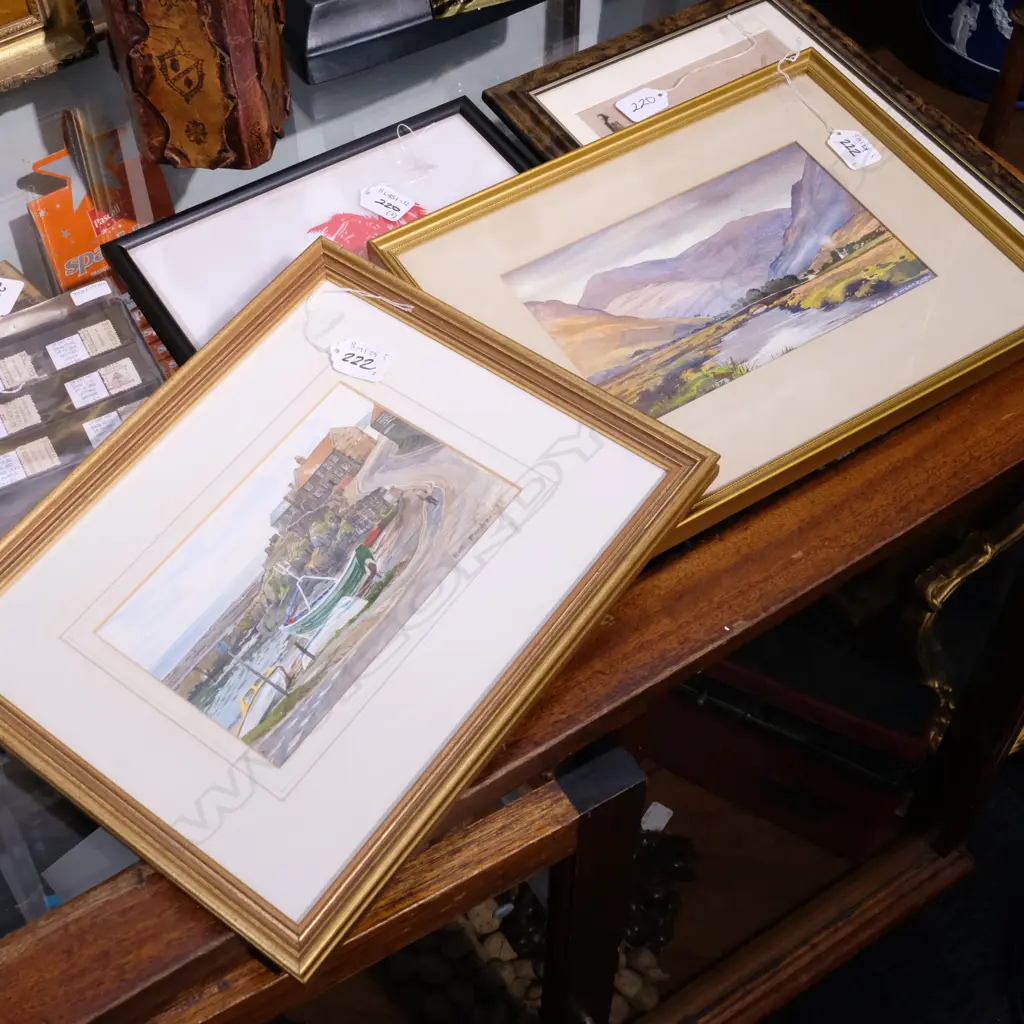 ALAN B CHARLTON W/C 'CUMBRIA, LAKE DISTRICT' & ROLF PARKER W/C 'NORTHUMBERLAND' Image 1++