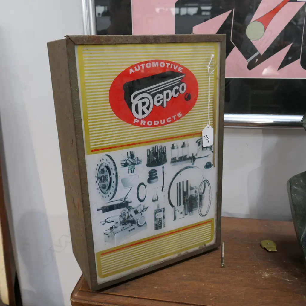 REPCO VINTAGE LIGHT BOX H. 390MM Image 1++