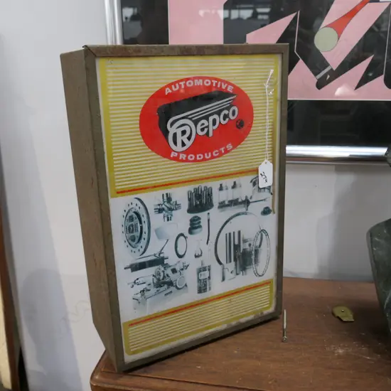 REPCO VINTAGE LIGHT BOX H. 390MM