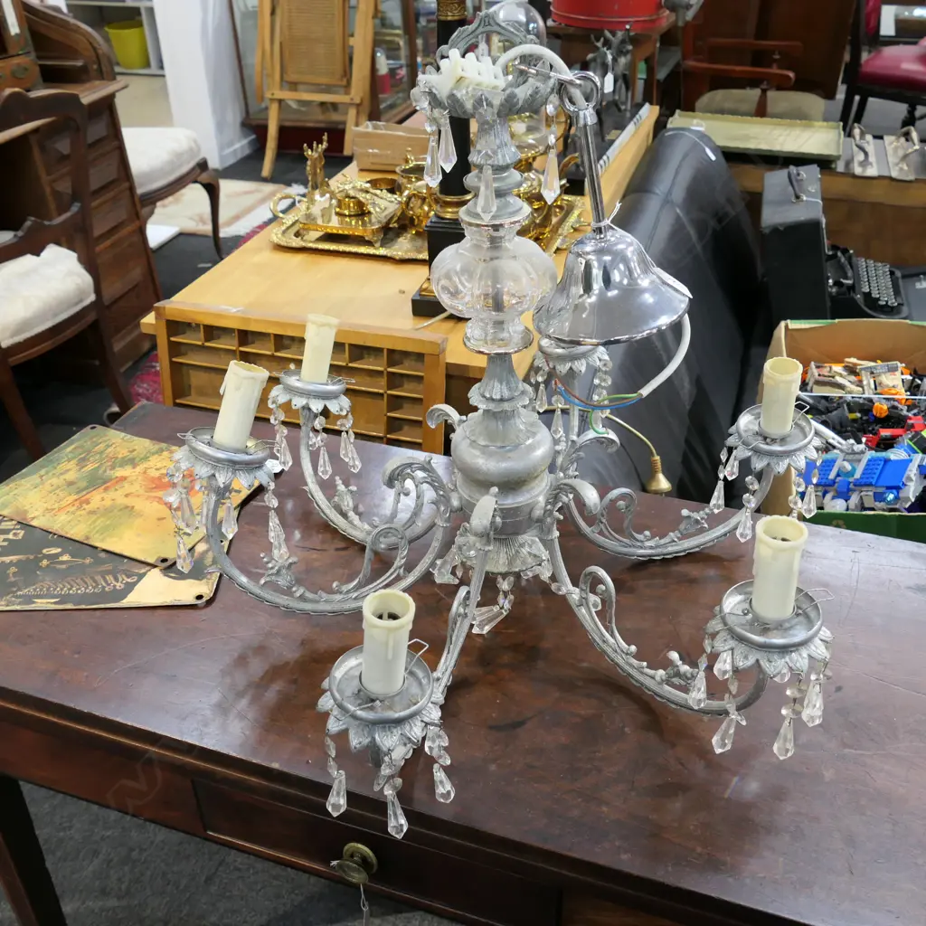 SILVERED CHANDELIER DIA. 630MM Image 1++