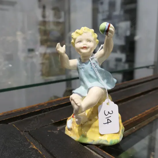 ROYAL WORCESTER FIGURE SUNDAYS CHILD RW3256 4¼" MODELLER FREDA DOUGHTY 19638-1984