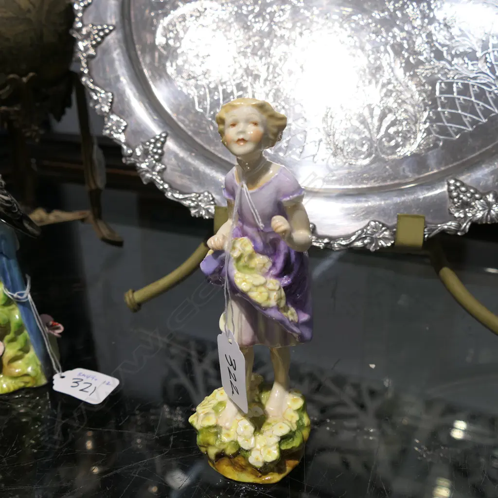 ROYAL WORCESTER FIGURE THE FIRST CUCKOO RW3082	- 6½" MODELLER FREDA DOUGHTY 1935-1959 Image 1++