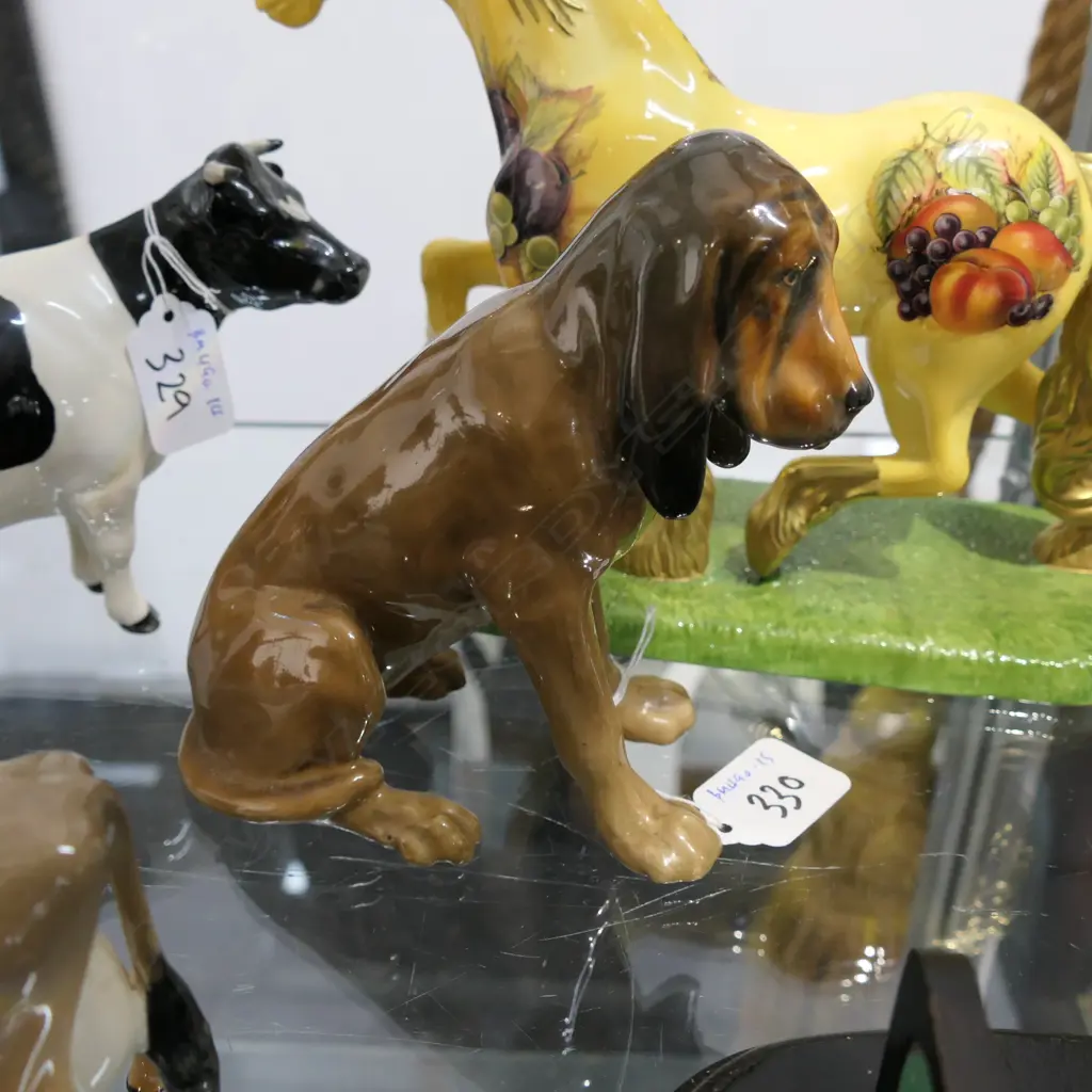 ROYAL DOULTON FIGURE BLOODHOUND HN176 5¼" 1919-1946 MODEL NO. 48 Image 1++