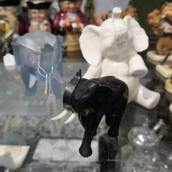 3 ASST ELEPHANT FIGURINES