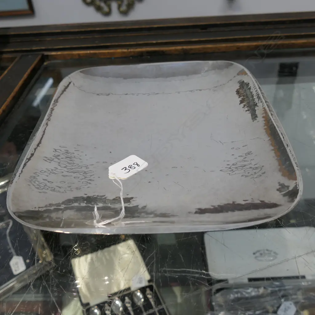 WMF EP BEATEN SILVER TRAY, L. 290MM Image 1++