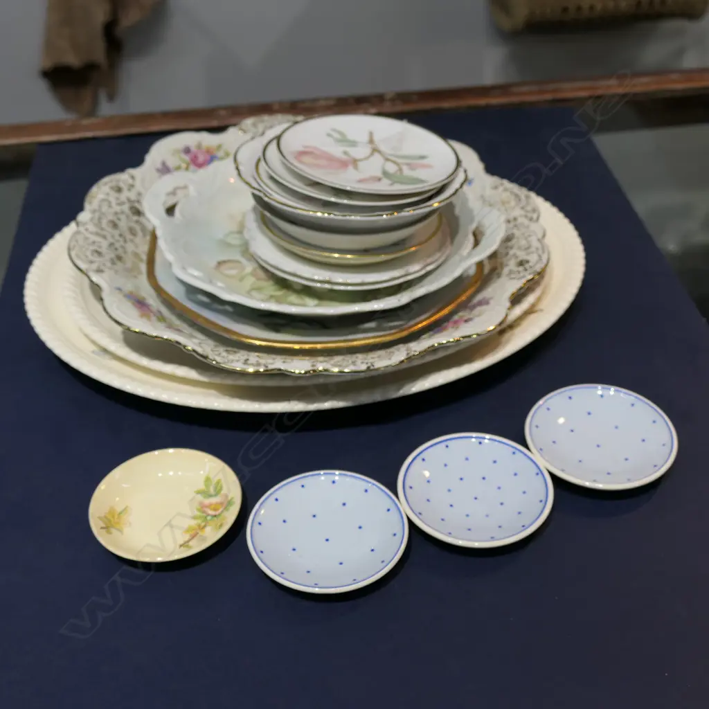 ASST PLATES: 2 ASHETTES HUTSCHENREUTHER MAGNOLIA ETC Image 1++