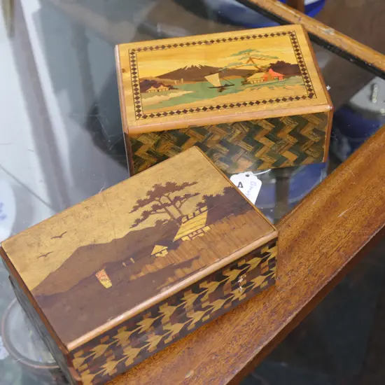 2 NOVELTY PUZZLE BOXES