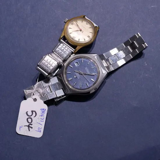 TISSOT SEASTAR AUTOMATIC WATCH & JARDUR 17 JEWELS INABLOC WATCH