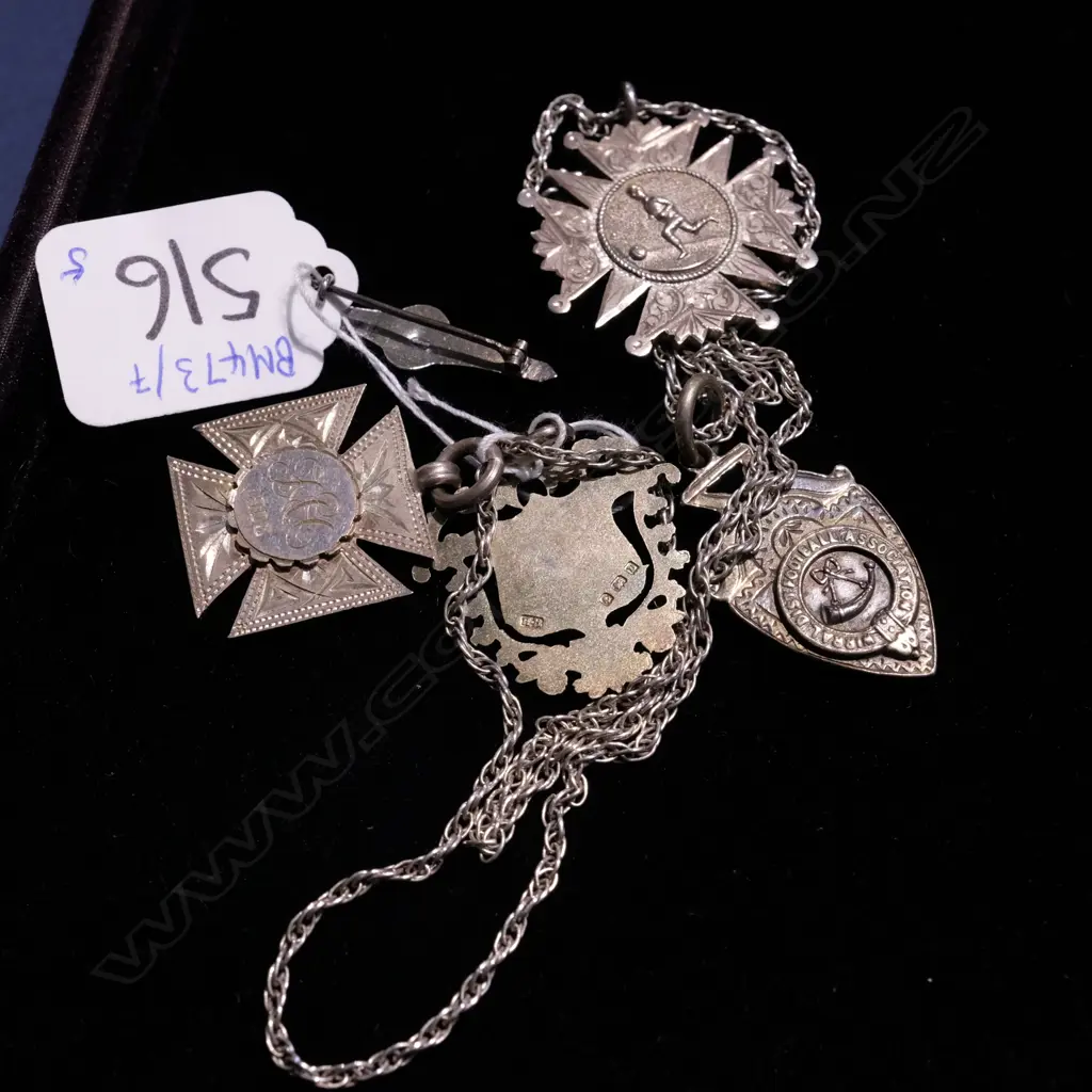 ASST SILVER MEDALS/MEDALLIONS, 18.39G (INCLUSIVE) Image 1++