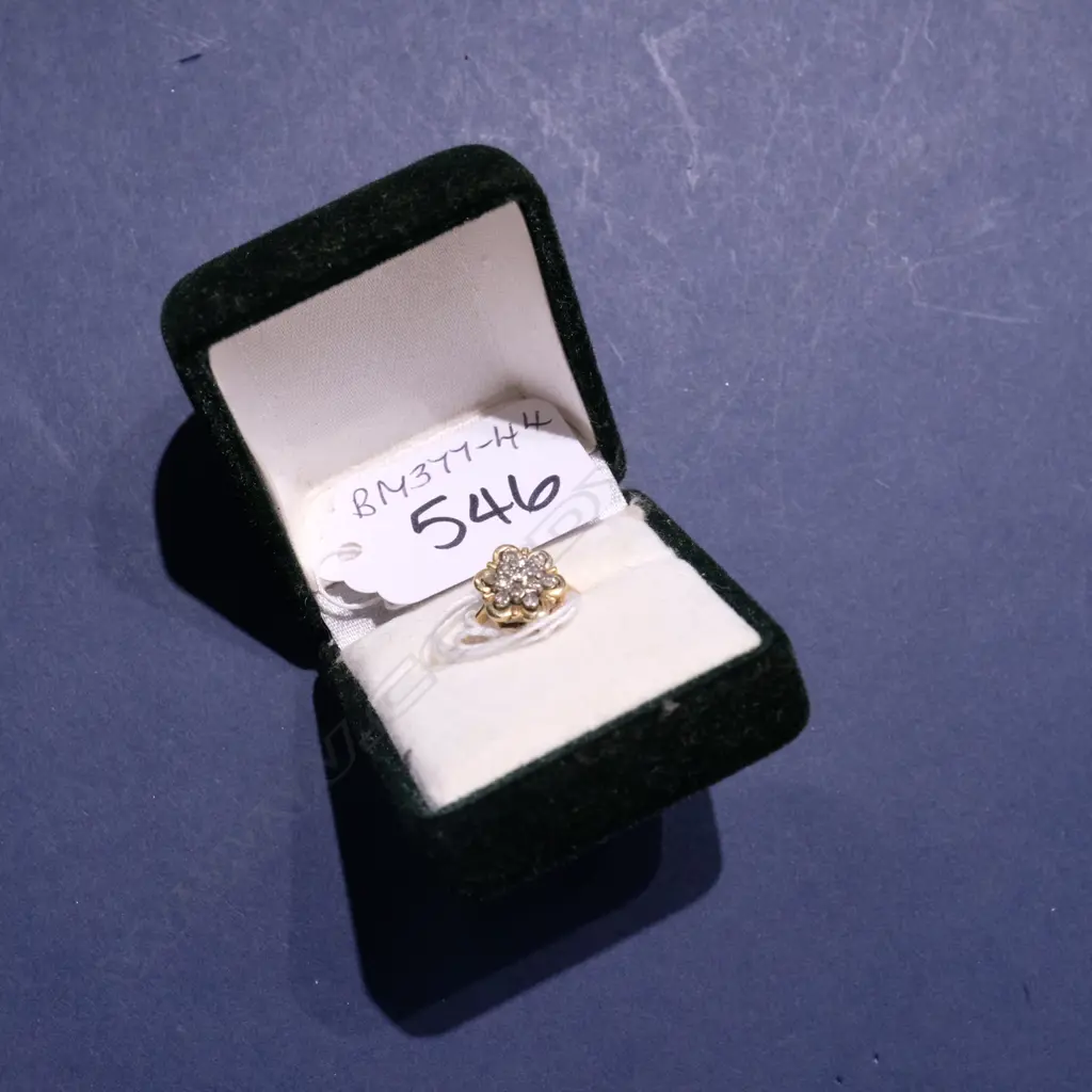 14CT GOLD & DIAMOND RING (AF) Image 1++