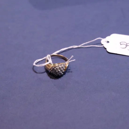 10CT GOLD DIAMOND RING