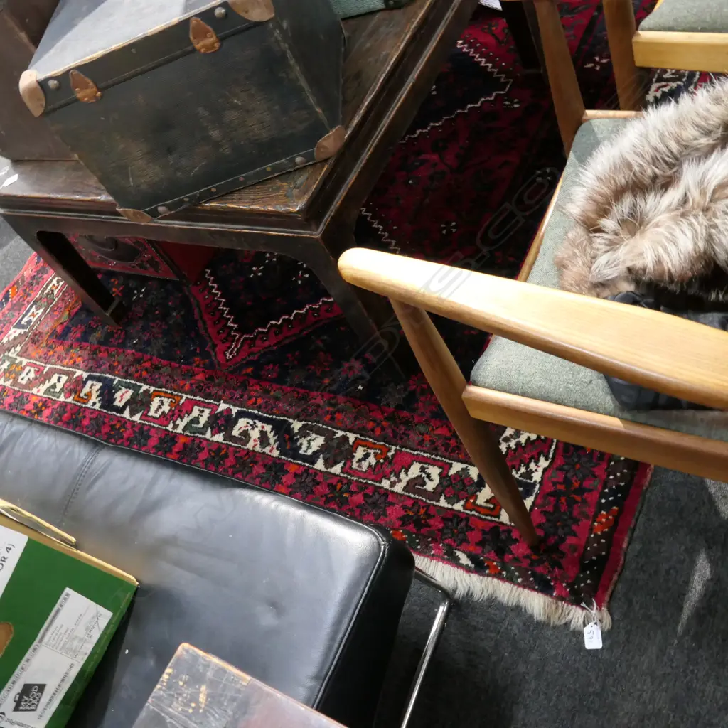 VINTAGE HAND KNOTTED CARPET 1.9M X 2.5M Image 1++