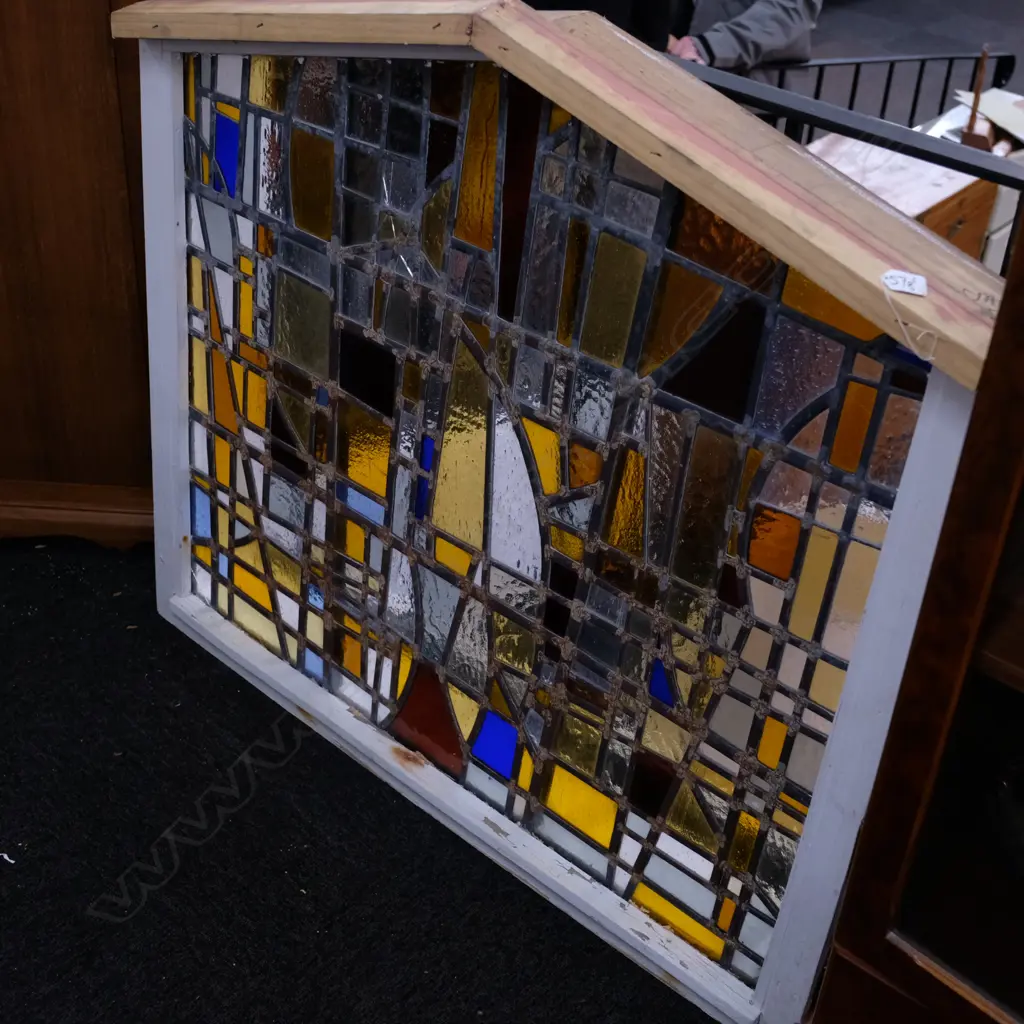 STAINED GLASS WINDOW EX ST. HELIERS HOUSE Image 1++