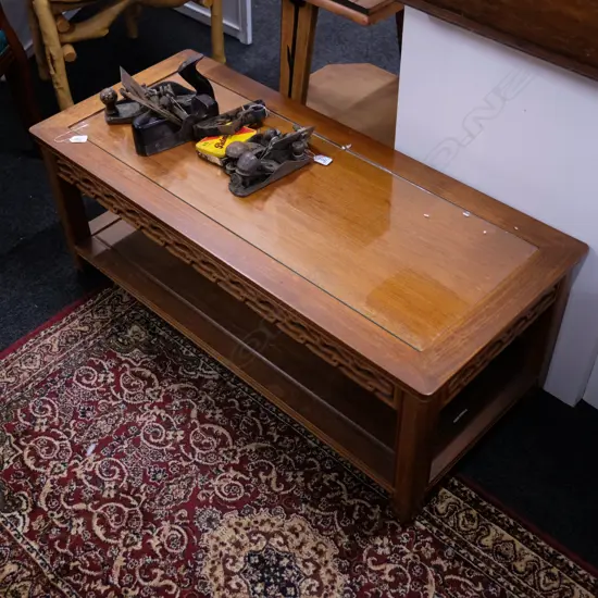 CHINESE ROSEWOOD COFFEE TABLE