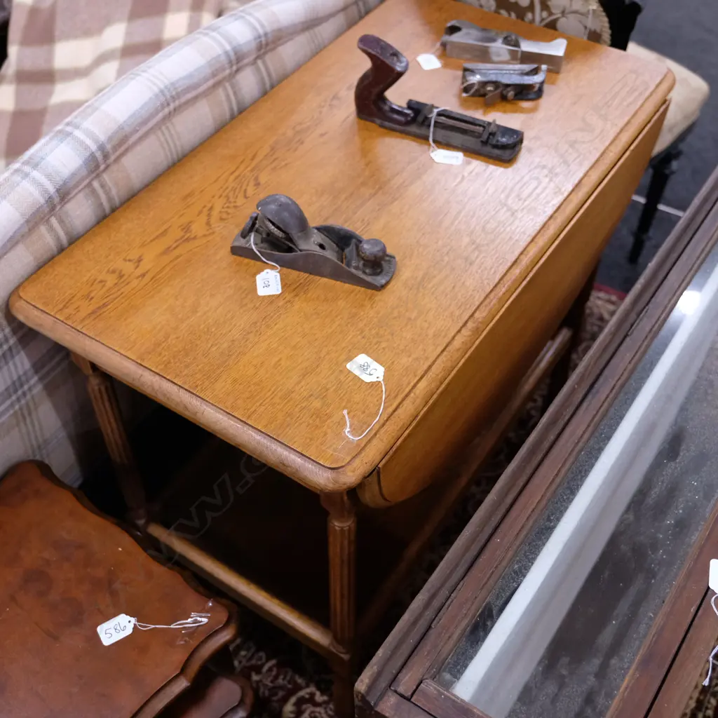 OAK TEA TROLLEY Image 1++