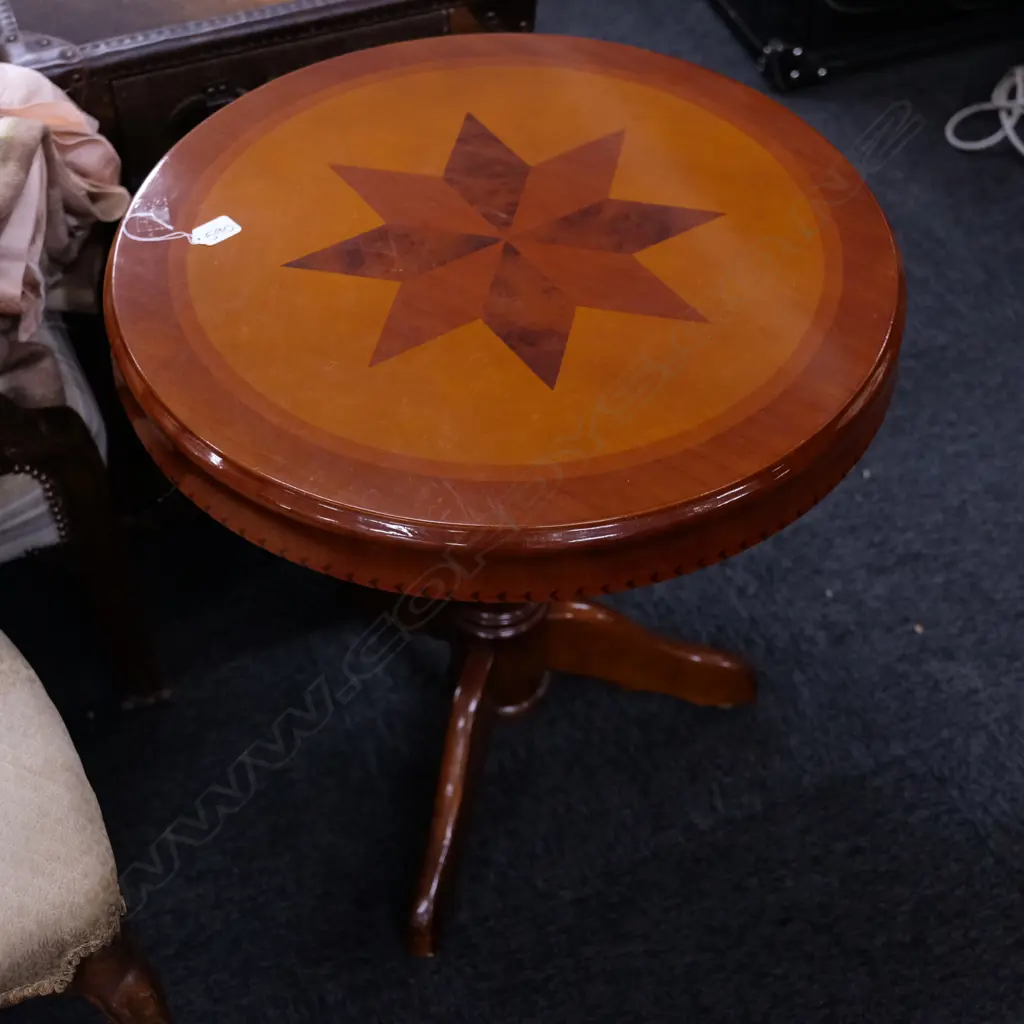 INLAID OCCASIONAL TABLE DIA.570MM Image 1++