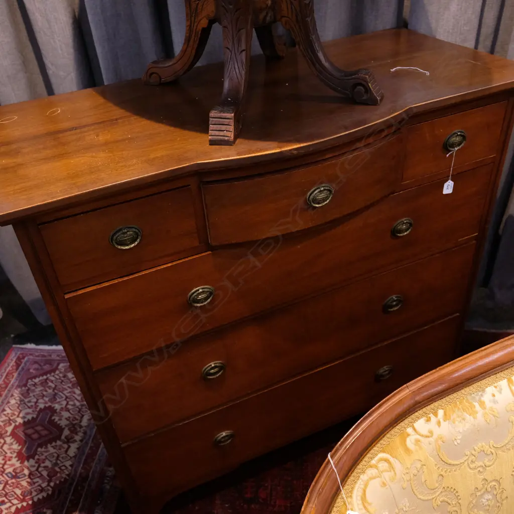 MAHOGANY SCOTCH CHEST W.1215 x H.1160mm Image 1++