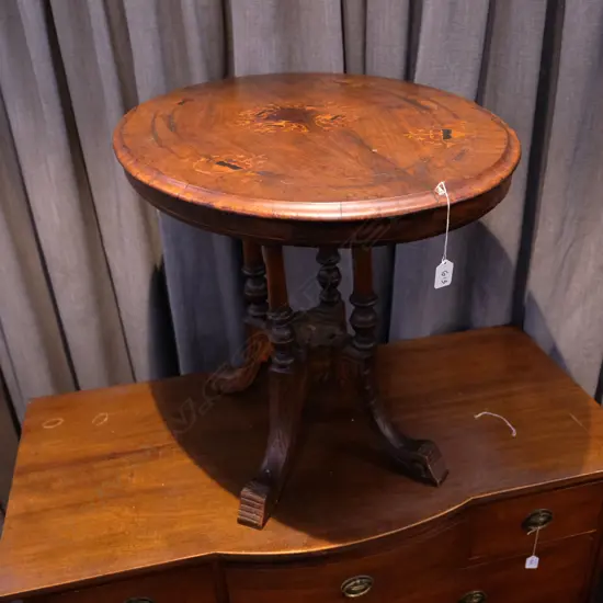 MARQUETRY INLAY OCC. TABLE