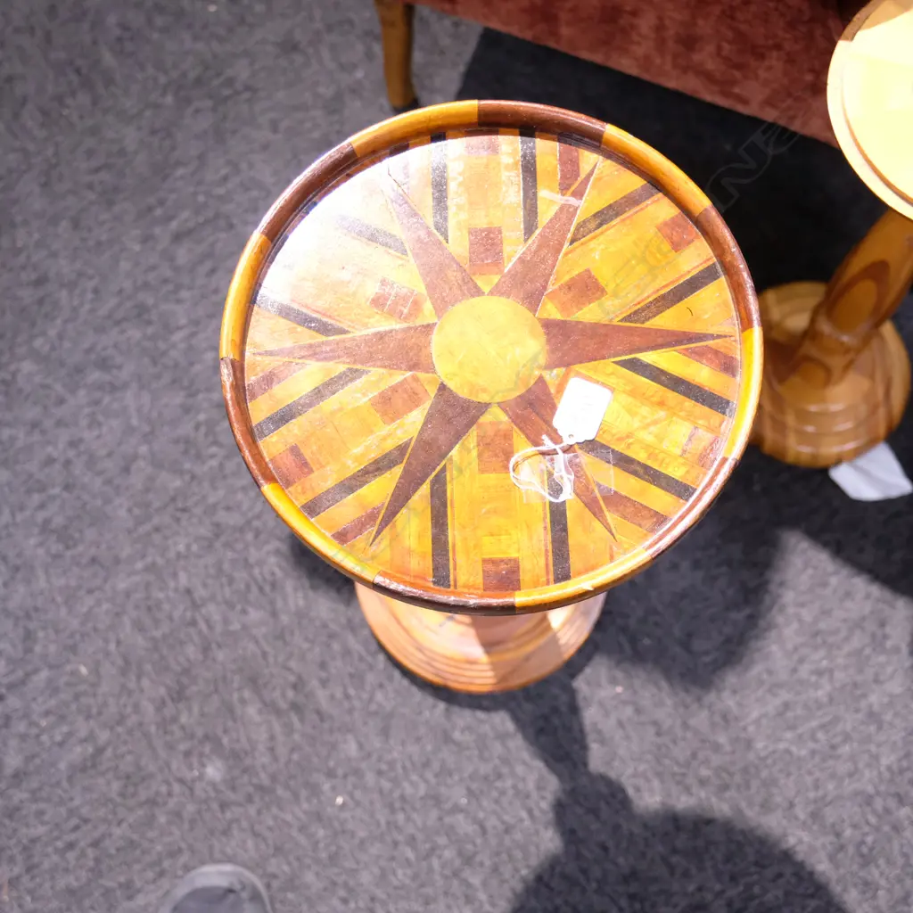 NATIVE TIMBERS INLAID OCCASIONAL TABLE H 600 MM Image 1++