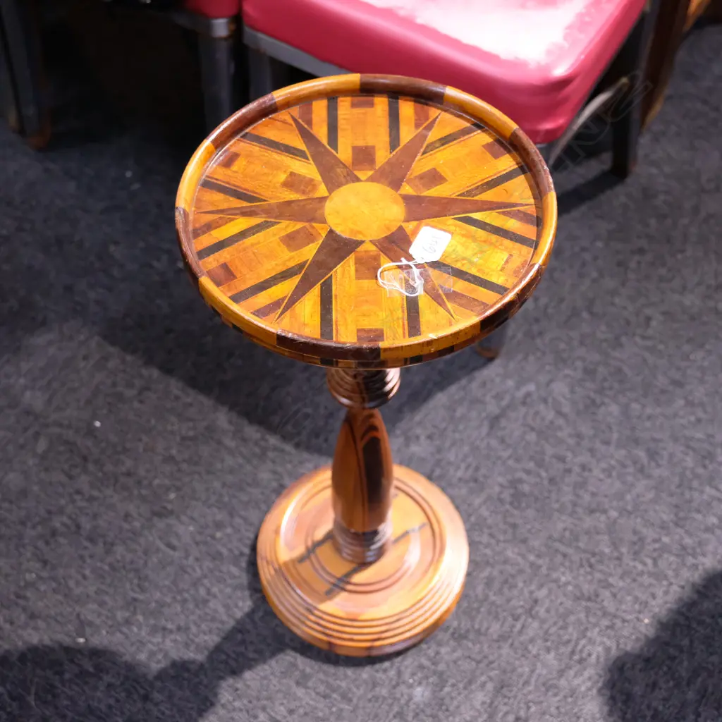 NATIVE TIMBERS INLAID OCCASIONAL TABLE H 600 MM Image 1++