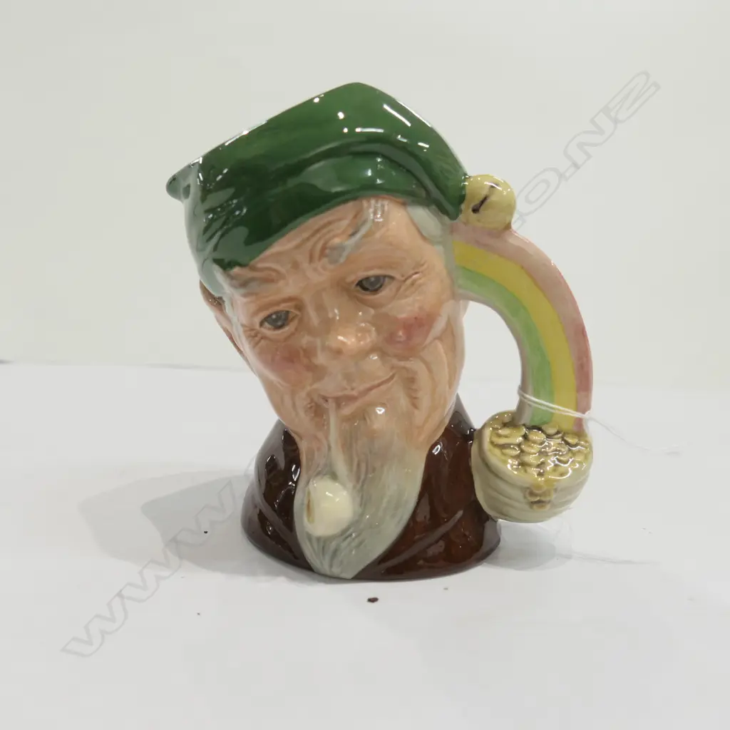 R/D CHARACTER JUG 'LEPRECHAUN' SMALL D6899 Image 1++