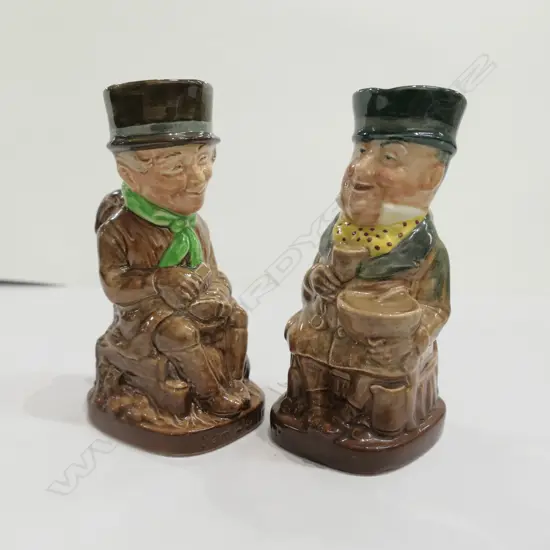 2 SML R/D TOBY JUGS 'MR MARAWR' + 'SAM WELLER'