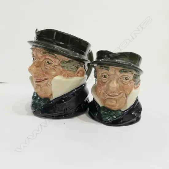 2 R/D CHARACTER JUGS - CAPTAIN CUTTLE