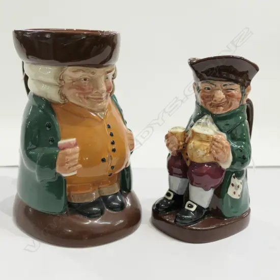 2 R/D TOBY JUGS - THE SQUIRE + OLD CHARLIE