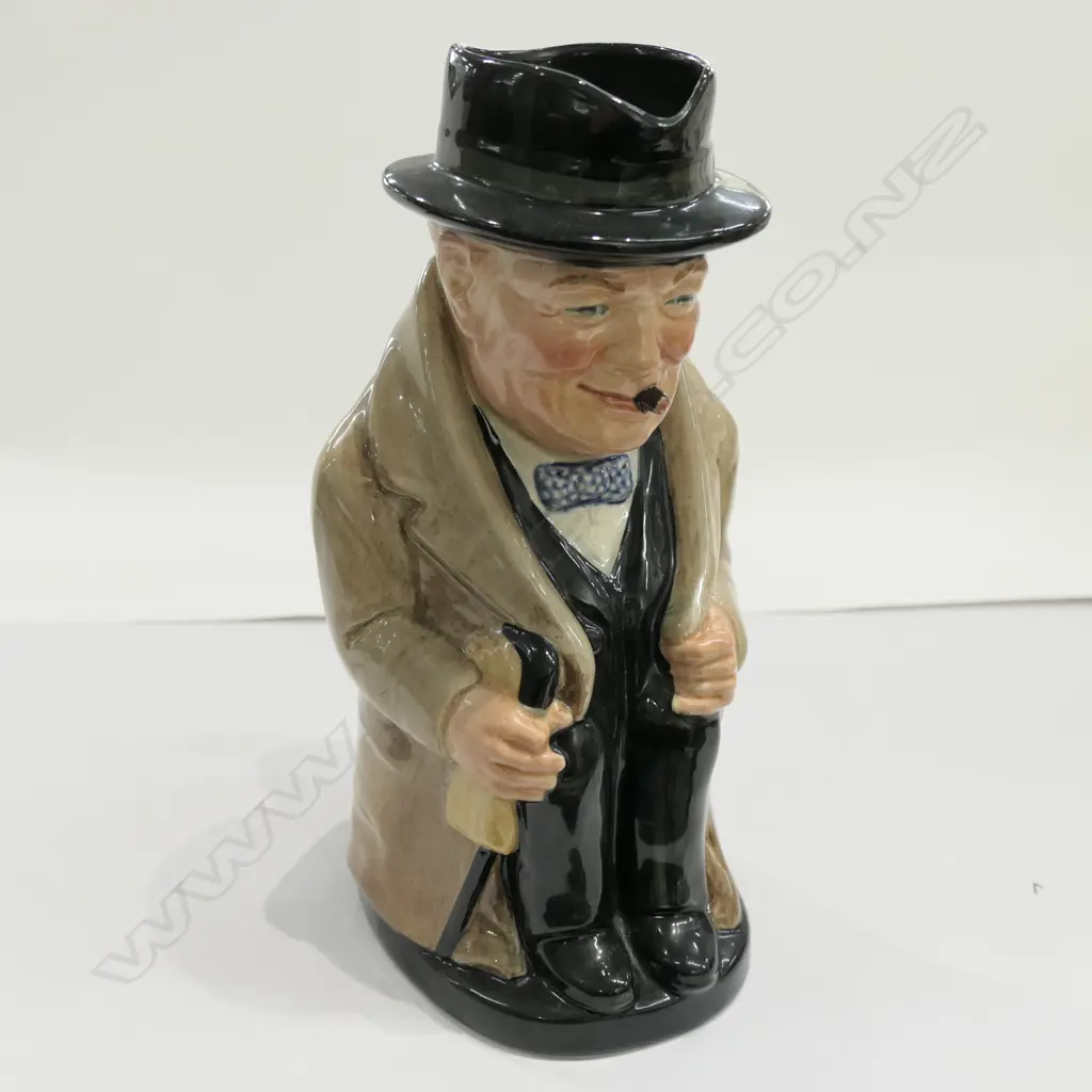 R/D CHURCHILL TOBY JUG LARGE Image 1++