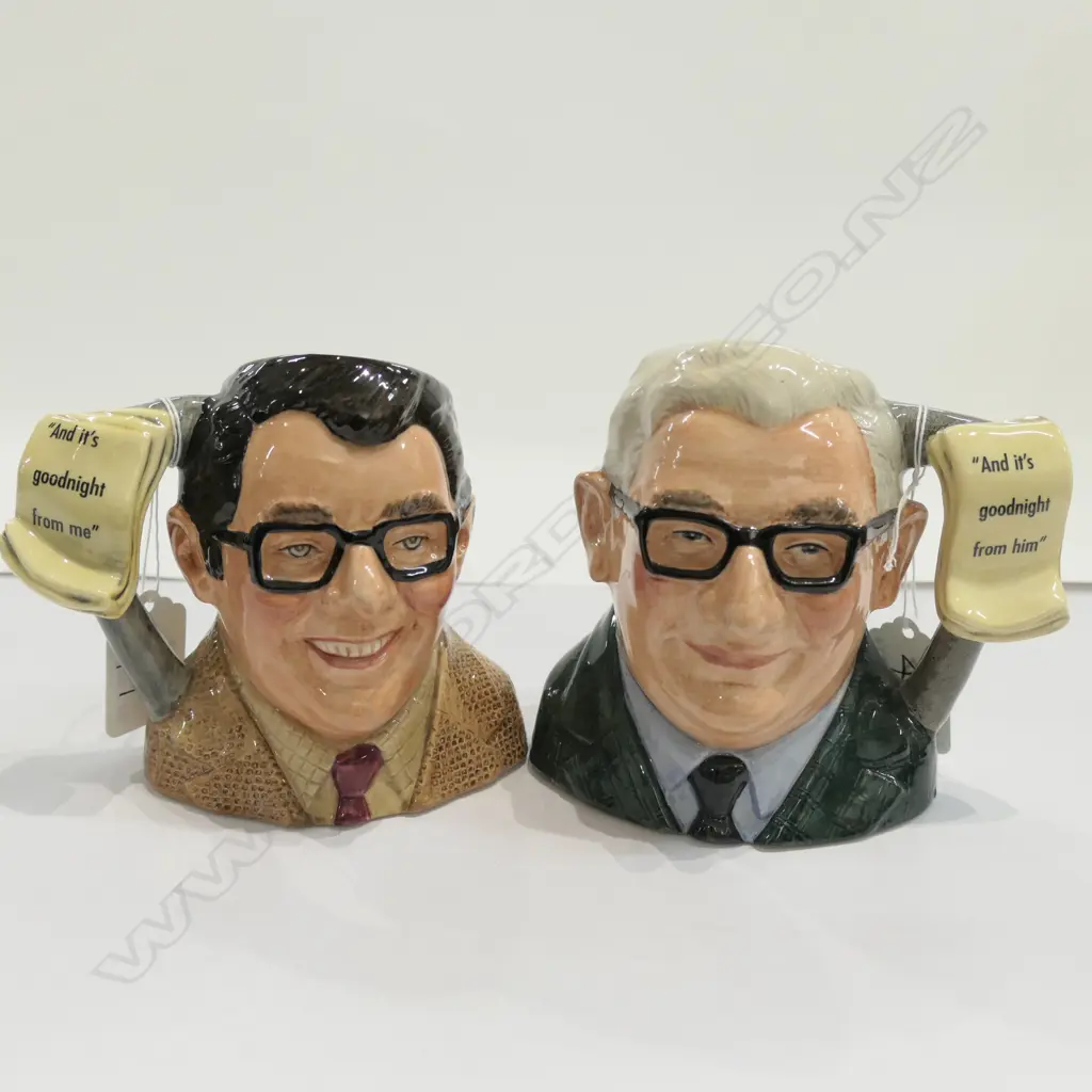 R/D CHARACTER JUGS - THE TWO RONNIES (D7114 / D7113) Image 1++